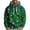 97#Army Green, variant on Christmas Mens Oversized Hoodie Loose Fit Santa Claus Print Fall Men Sweatshirts Long Sleeve Pullover Kangaroo Pocket Army Green 8XL