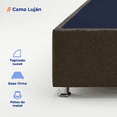 thumbnail image 4 of LASE Muebles Base para Cama Box Matrimonial Resistente para Colchón Tapiz Lino Oxford, 4 of 7