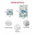 thumbnail image 7 of Teal Turtle Coastal Kitchen Dish Towels for Drying Dishes Set of 2, Summer Beach Coral Nautical Ocean Waffle Weave Microfiber Hand Tea Bathroom Towels Quick Dry & Absorbent Towel 15.7x23.6, 7 of 7