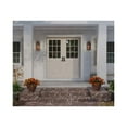 thumbnail image 2 of Wakeford Collection One-Light Antique Copper and Clear Water Glass Transitional Style Small Outdoor Wall Lantern, 2 of 21