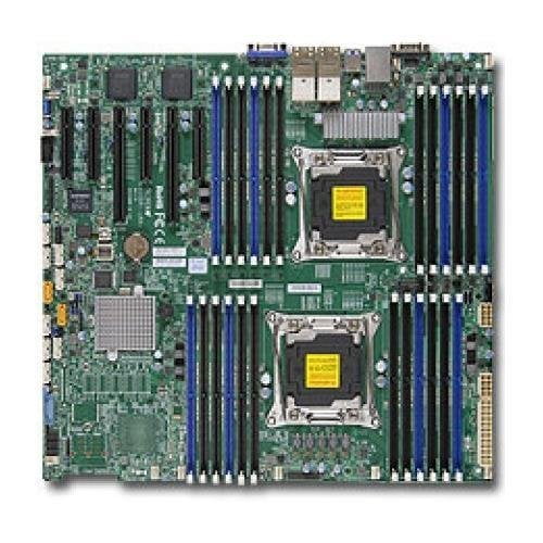 Supermicro X10DRI-LN4  Dual Lga2011 /intel C612/ Ddr4/ Sata3&usb3.0/ V&4gbe/ Enhanced Eatx Server Motherboard (MBD-X10DRI-LN4 )