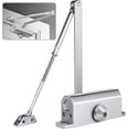 thumbnail image 1 of Cierra Puertas hidraulico, Cierrapuertas de seguridad accionado por resorte, Heavy Duty Puerta automatico Closer, Cierrapuertas para puertas de hasta 65 kg (plateado), 1 of 5