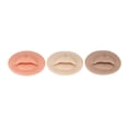 thumbnail image 2 of 3D Silicone Lips, Practice Silicone Lips Soft 3 Pcs Real Skin Touch Feeling Tooth Shape  For  Training, 2 of 8