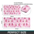 thumbnail image 7 of Pink Christmas Tree Pattern Kitchen Rugs Sets Of 2,Anti Fatigue Kitchen Mat Rugs Non Slip Washable,Decorative Kitchen Floor Mats for Kitchen,Sink,Laundry,17"x30"+17"x47", 7 of 7