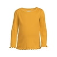 thumbnail image 5 of Garanimals Toddler Girl Ribbed Long Sleeve Top, Sizes 12M-5T, 5 of 5