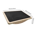 thumbnail image 4 of Tabla de equilibrio de madera para hombres y mujeres, deportes, fuerza central, fitness, soporte profesional Estilo A, 4 of 8