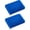 Blue, variant on Bathroom Self Draining Soap Dish, Silicone Soap Holder for Bar Soap, Pack of 2