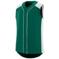 thumbnail image 2 of Augusta XL Sleeveless Slugger Jersey Black/White 1662, 2 of 3