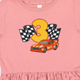thumbnail image 4 of Inktastic Number Three Race Car Girls Toddler Dress, 4 of 5