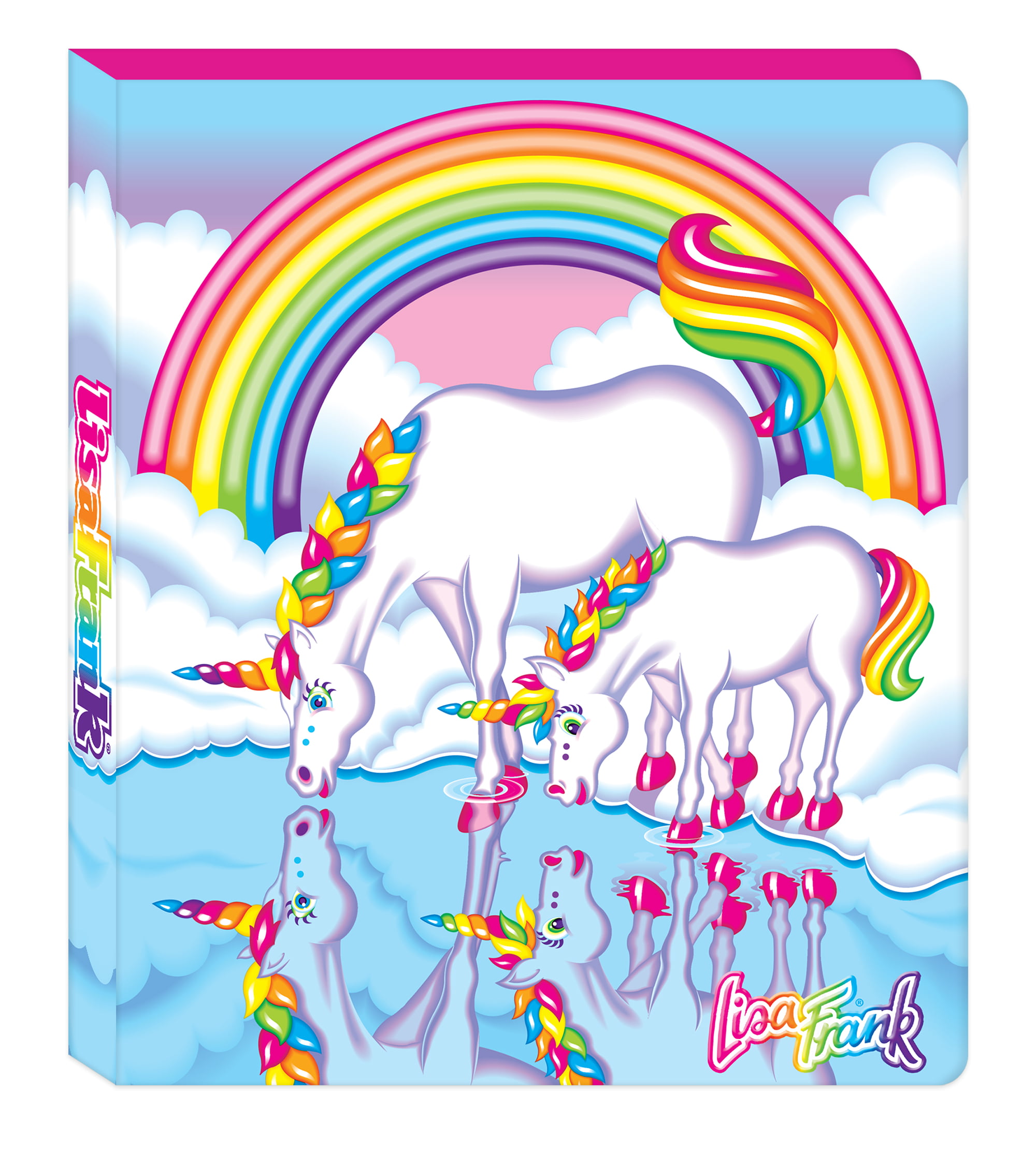 Lisa Frank Binder with 3 Puzzles- Stationery & Puzzle Holder