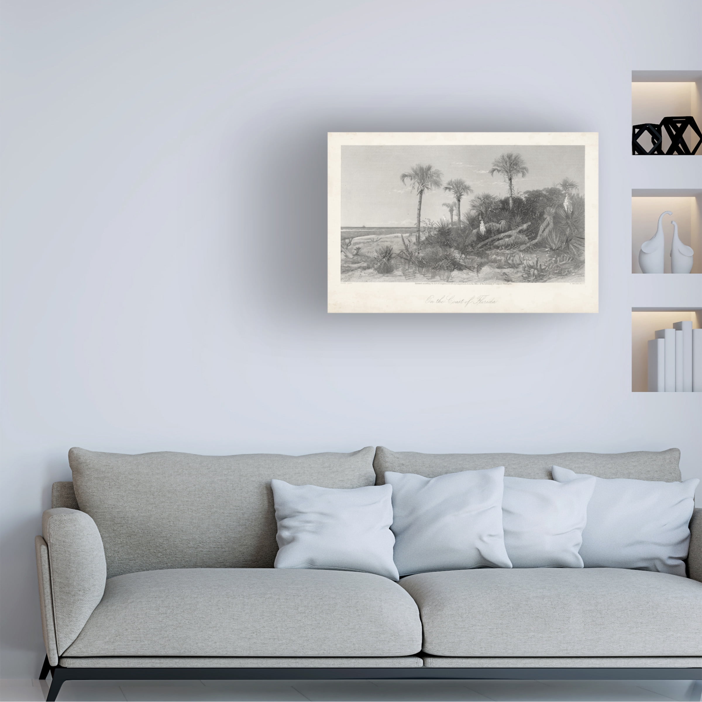 William Cullen Bryant 'On The Coast Of Florida' Canvas Art