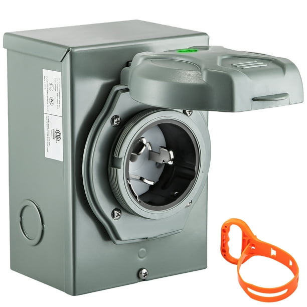 VEVOR Generator Inlet Box 50amp Power Box SS2 50P Power Inlet