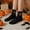 Orange, variant on HuangHuanChen Ankle Socks for Women 2 Pairs Funny Novelty Crazy Cute Embroidered Pattern Breathable Casual Socks Summer Daily Sports Wear Crew Socks for Women One Size