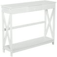 thumbnail image 1 of HOMCOM Console Table, Narrow Entryway Table with Drawer and Storage Shelf, 1 of 10