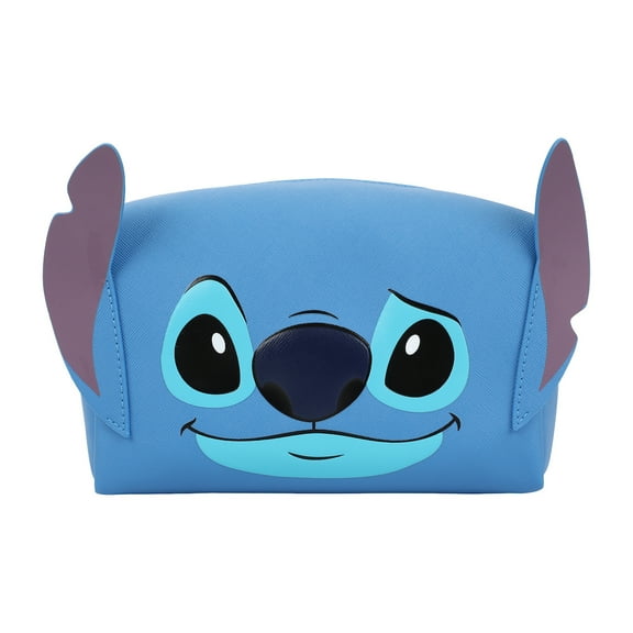 Lilo & Stitch Stitch Face Cosmetic Makeup Bag With 3D Ears
