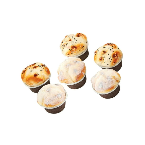 6x Realistic Simulation Cakes Artificial Cakes Display Artificial Fake