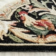 thumbnail image 3 of Safavieh Chelsea Elinor Animal Wool Runner Rug, Ivory/Black, 3' x 8', 3 of 10