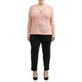 thumbnail image 5 of JMS Just My Size by Hanes Women's Plus Size 2 Pocket Pull On Pants, Single and 2 Pack, 5 of 7