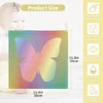 thumbnail image 2 of Dreamtimes 5 PCS Abstract Butterfly Baby Muslin Washcloths, Rainbow Color Face Towel Burp Cloths Ultrasoft Absorbent Cotton Bath Wipes Towels for Newborn Boys Girls, 2 of 7