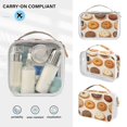 thumbnail image 5 of Biscuits Donuts Makeup Bags Set Travel Toiletry Bags Portable Cosmetic Bags Organizer Waterproof 2 Packs, 5 of 7