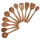 thumbnail image 1 of Juego de utensilios de cocina de madera BOKALAKA, 11 piezas para cocinar, 1 of 6