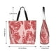 thumbnail image 5 of Fotbe Red Meat Bolsa Tote Estética de Lona con Estampado para Mujer - Bolsa Reutilizable de Hombro Casual para Vacaciones, Compras, Trabajo y Gimnasio, 5 of 8