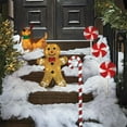 thumbnail image 2 of Avon Candy Cane Thermometer & Snow Gauge, Outdoor Holiday Weather Station, 2 of 2