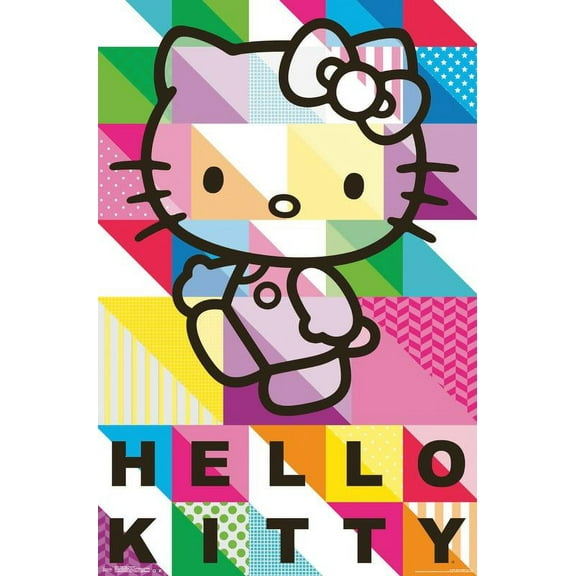 Hello Kitty - Patterns Wall Poster, 22.375" x 34"