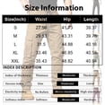 thumbnail image 5 of WJOSBXT Mens Work Pants Tapered Cargo 2026 Water Resistant Ripstop Cuffed Tactical Pants Big and Tall Lightweight Straight Leg Outdoor Carpenter Pants L, 5 of 9