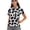 Cow Prints, variant on Garronmavis Golf Tennis Shirt Women Short Sleeve Collar Shirts Casual Athletic Shirts Athletic Hiking Running Workout Tops Womens Animal Print Golf Shirt, Lepoard Print, Size XS