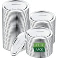 thumbnail image 4 of American Raven Canning Lids - Fits Ball or Kerr Wide Mouth Mason Jars, |100 Pcs - Silver| Lids Only, 4 of 6