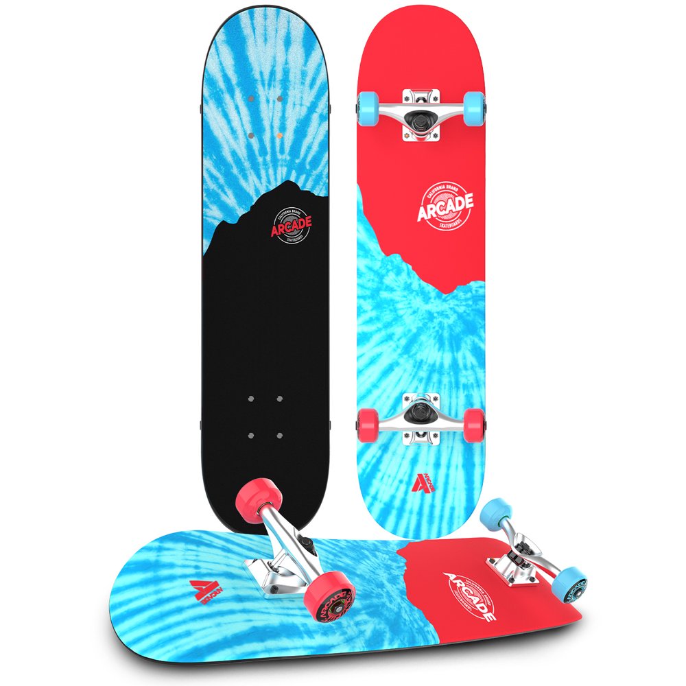 Arcade Pro Skateboard 31" x 7.75" Complete Skateboards Great for Boys