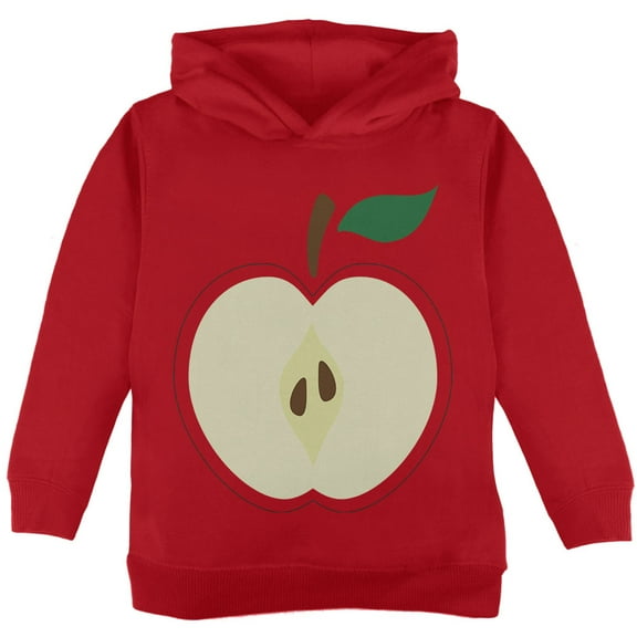 Old Glory Toddler Halloween Apple Slice Costume Long Sleeve Hoodie