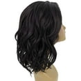 thumbnail image 4 of LUXLUXE Rayana Wavy 15 Inch Long 4X4 Hand-Tied Lace Front Wig, Heat Resistant Fiber,Natural Black, 4 of 7
