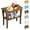 Walnut, variant on Bamboo Shower Bench Stool with Storage Shelf, Waterproof Shower Chair Spa Bath Seat, Shower Stool for Inside Shower, Bathroom Bench Seat for Adults Elderly Seniors for Indoor or Outdoor Use