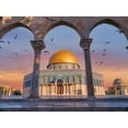 thumbnail image 2 of Frank, Assaf 14x12 Gold Ornate Wood Framed with Double Matting Museum Art Print Titled - Al-Aqsa Mosque-Jerusalem-Israel, 2 of 4