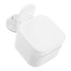 thumbnail image 5 of Dispensador de jabón líquido para baño con ventosa de pared, sin rastro (blanco), 5 of 8
