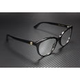 thumbnail image 3 of GUCCI GG0329O 001 Round Oval Black Shiny Blk Demo Lens 53 mm Women's Eyeglasses, 3 of 6