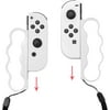 Grips for Fitness Boxing Switch, Controller Accessories for Switch Boxing Game, 2 Packs-White