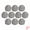 Grey, variant on Unique Bargains 10Pcs Rattan Balls for Lights Wicker Spheres Orbs Orange 2"x2"x2"