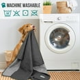 thumbnail image 2 of PetAmi Housse de Lit pour Chien Imperméable Couverture pour Petit Moyen Chien, Housse de Canapé Protecteur de Meubles pour Chiens Chat, Tapis Réversible Résistant à l'Eau Antidérapant Lavable, 30x70 Gris, 2 of 7