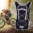thumbnail image 2 of Mochila para deportes ultraligera Unisex al aire libre ciclismo bolsa de agua para correr mochila para hombros (negro), 2 of 8