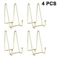 thumbnail image 1 of 4 Pcs Supports d'Assiettes pour Présentoir Support d'Assiettes Métal, 1 of 5