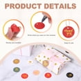thumbnail image 3 of Uxcell 100pcs Thank You Gift Tags (1 Inch) - Round Paper Tags Gold Foil Letter Labels with String, for DIY Crafts Wedding Birthday Party Gift Wrapping Favours, Red, 3 of 7