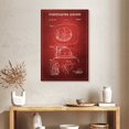 thumbnail image 2 of Elephant Stock Firefighter Helmet Patent Wall Art - Vertical Canvas Wall Art - Living Room Wall Decor - Profession Canvas - White And Black Decor - 24" x 36", 2 of 8