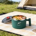 thumbnail image 4 of BotaniNest Stainless Steel Soup Bowl With Lid And Drain Versatile Kitchen Tableware For Ramen Cereal, 4 of 6