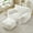 Beige, variant on Puremind Bean Bag Chair for Kids and Adults, Oversized Bean Bag Couch with Ottoman, Faux Fur Lazy Sofa Chair for Living Room/Apartment/Bedroom, Light Gray