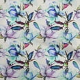 thumbnail image 1 of oneOone Silk Tabby Royal Blue Fabric Leaves & Clover Diy Clothing Quilting Fabric Print Fabric By Yard 42 Inch Wide, 1 of 6