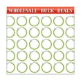 thumbnail image 1 of 200 Rhodium Plated Non-Piercing Green Spring Hoops (10mm) - Bulk28, 1 of 1