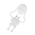 thumbnail image 4 of Memoria USB de alta velocidad con forma de calavera blanca y diseño de dibujos animados, 64 GB, 4 of 5